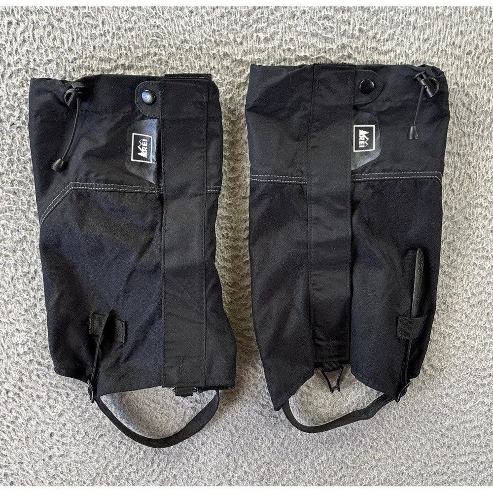 REI Black Waterproof Gaiters